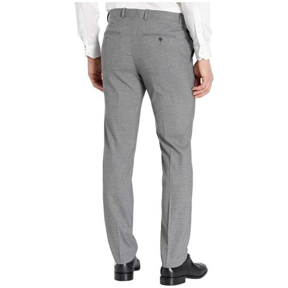 [Perry Ellis] Gray Textured Portfolio Dress Pants